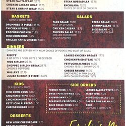 Emilio’s M SOB 2.0 Restaurant & Bar - Menu