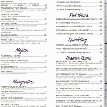 Rumba - Covid menu via cellphone - Caribbean Near Me - Hampton Bays, New York Rumba - Covid menu via cellphone - Caribbean Near Me - Hampton Bays, New York