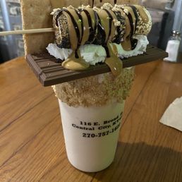 Freak shake... peanut butter s'more Freak shake... peanut butter s'more