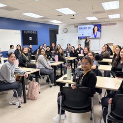 Liz Daffner - Helping educate the next generation as a guest speaker - Carrington College July 2026