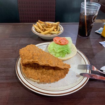 Orchard Tree - Tenderloin sandwich Texas style with fries - American Near Me - Van Wert, Ohio Orchard Tree - Tenderloin sandwich Texas style with fries - American Near Me - Van Wert, Ohio