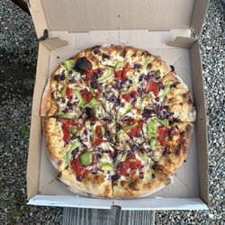OTTO - Double Dough Pepperoni Olives Green Peppers Mushrooms Pizza..... They just forgot the double dough and pepperoni