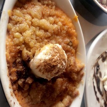Half Shell Oyster House - Side item of sweet potato creme brulee - Seafood Near Me - Biloxi, Mississippi Half Shell Oyster House - Side item of sweet potato creme brulee - Seafood Near Me - Biloxi, Mississippi
