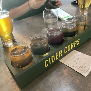Cider Corps - P.O.G, Semper Vera, Blackberry Grenade, Terp That, USS Grapple - Cideries Near Me - Mesa, Arizona Cider Corps - P.O.G, Semper Vera, Blackberry Grenade, Terp That, USS Grapple - Cideries Near Me - Mesa, Arizona