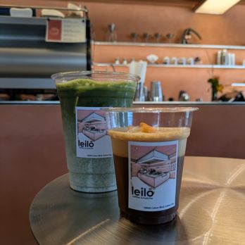 Leilo Coffee - matcha latte and shaken espresso - Coffee & Tea Near Me - Culver City, California