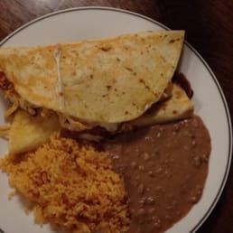 2 huge chicken quesadillas! 2 huge chicken quesadillas!