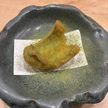 Blue Pagoda - Kisu Tempura with Matcha Salt - Sushi Bars Near Me - San Jose, California Blue Pagoda - Kisu Tempura with Matcha Salt - Sushi Bars Near Me - San Jose, California