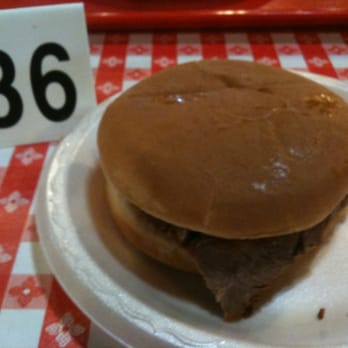 Midway Bar-B-Que - Sliced beef sandwich - Barbeque Near Me - Katy, Texas
