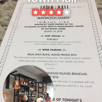 Town Hall - Food pairing menu - New American Near Me - Jacksonville, Florida Town Hall - Food pairing menu - New American Near Me - Jacksonville, Florida