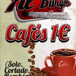 Burger XL - Tarifa Plana en Todo Tipo de Cafés!!