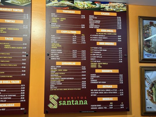 Menu photo 2 Burritos Santana San Diego, CA Menu photo 2 Burritos Santana San Diego, CA