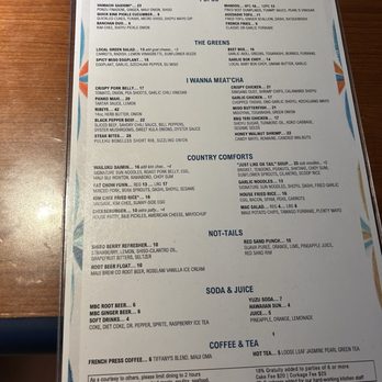 Tiffany's - Menu 4.2.25 - Asian Fusion Near Me - Wailuku, Hawaii