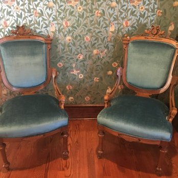 Nicole Interior Designs - Reupholstered chairs. Wood was refinished and damaged ares fixed! - Interior Design Near Me - Tuckahoe, New York