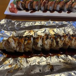 Naked Tchopstix - Playboy Roll. It's in tin foil for cooked perfection!