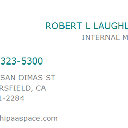 Robert L Laughlin, MD