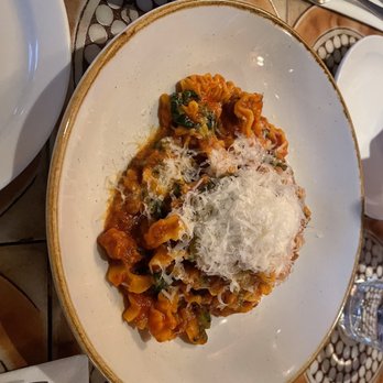 Viaggio - N'duja and bone marrow mafaldine - Italian Near Me - Toronto, Ontario
