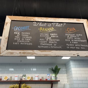 Playa Bowls - Board - Juice Bars & Smoothies Near Me - Peachtree Corners, Georgia