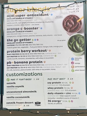 Menu photo 2 Jamba Tracy, CA