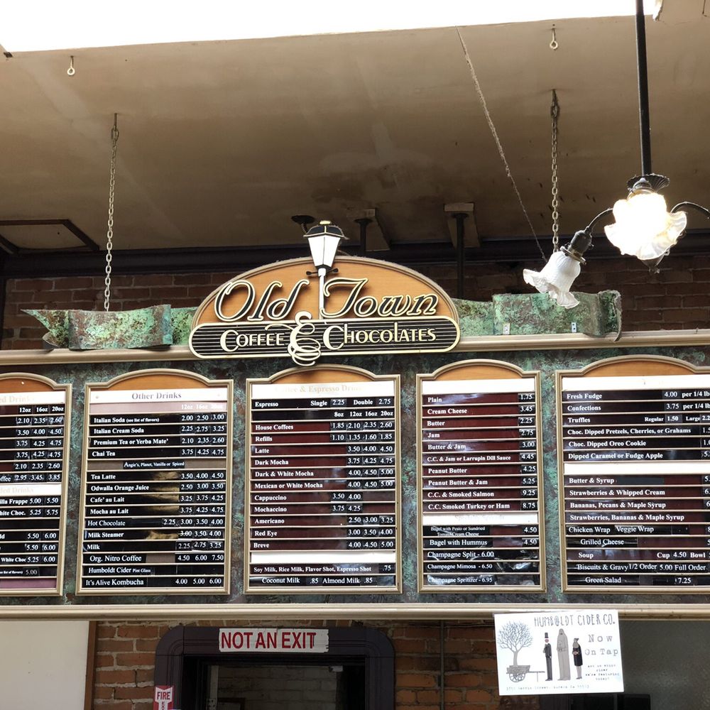 Old Town Coffee & Chocolates - Coffee & Tea Near Me - Eureka, California Old Town Coffee & Chocolates - Coffee & Tea Near Me - Eureka, California