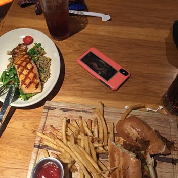 Twin Peaks - Cubano pulled pork. Salmon - New American Near Me - San Marcos, Texas Twin Peaks - Cubano pulled pork. Salmon - New American Near Me - San Marcos, Texas