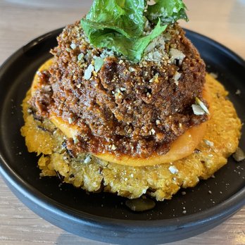 Owamni - Elk corn arepa - New American Near Me - Minneapolis, Minnesota