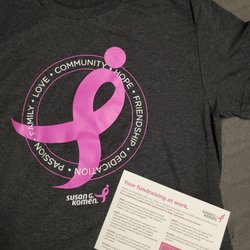 Susan G. Komen Race for the Cure Run Walk - October 2025 Race for the Cure shirt