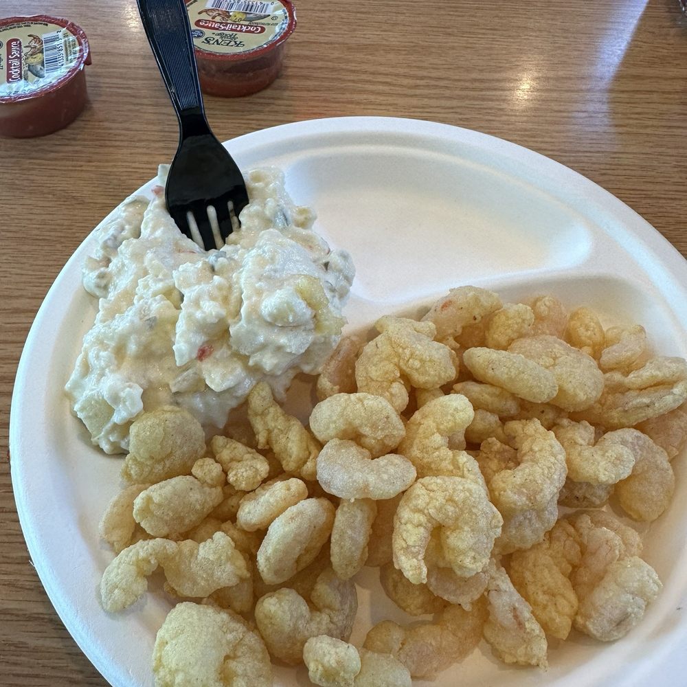 Smithfield's Chicken 'N Bar-B-Q - Shrimp and potato salad - Barbeque Near Me - Knightdale, North Carolina Smithfield's Chicken 'N Bar-B-Q - Shrimp and potato salad - Barbeque Near Me - Knightdale, North Carolina