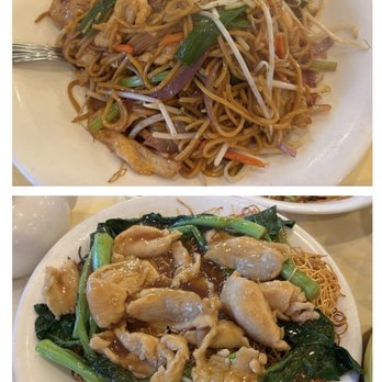 Canton Manor - Chicken lo mein; chicken chow mein - Chinese Near Me - Bayside, New York