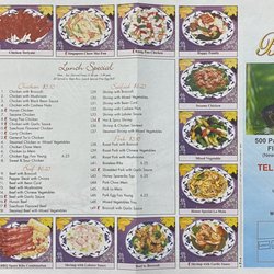 New Bamboo Garden - Menu