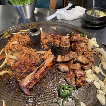 Won KBBQ - Beef, thin  brisket and soy pork ribs - Korean Near Me - Bayside, New York