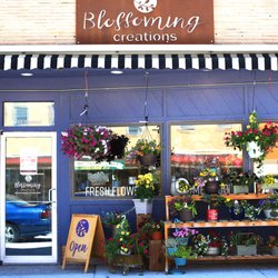 Blossoming Creations - Our beautiful storefront in downtown Emmetsburg, IA