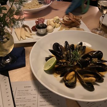 Feast - Muscles with a coconut Thai sauce. - French Near Me - Kirkland, Washington