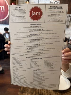 Menu photo 2 Jam Cafe on Beatty Vancouver, BC Menu photo 2 Jam Cafe on Beatty Vancouver, BC