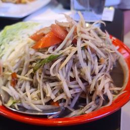 Papaya salad lao style Papaya salad lao style
