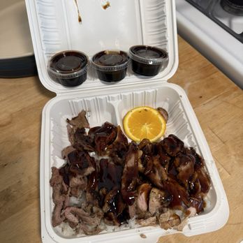 Rascals Teriyaki Grill - COMBO PLATE - Burgers Near Me - Carson, California