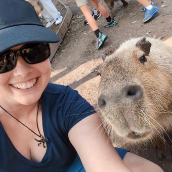 Gatorland - Capybara selfie! - Zoos Near Me - Orlando, Florida