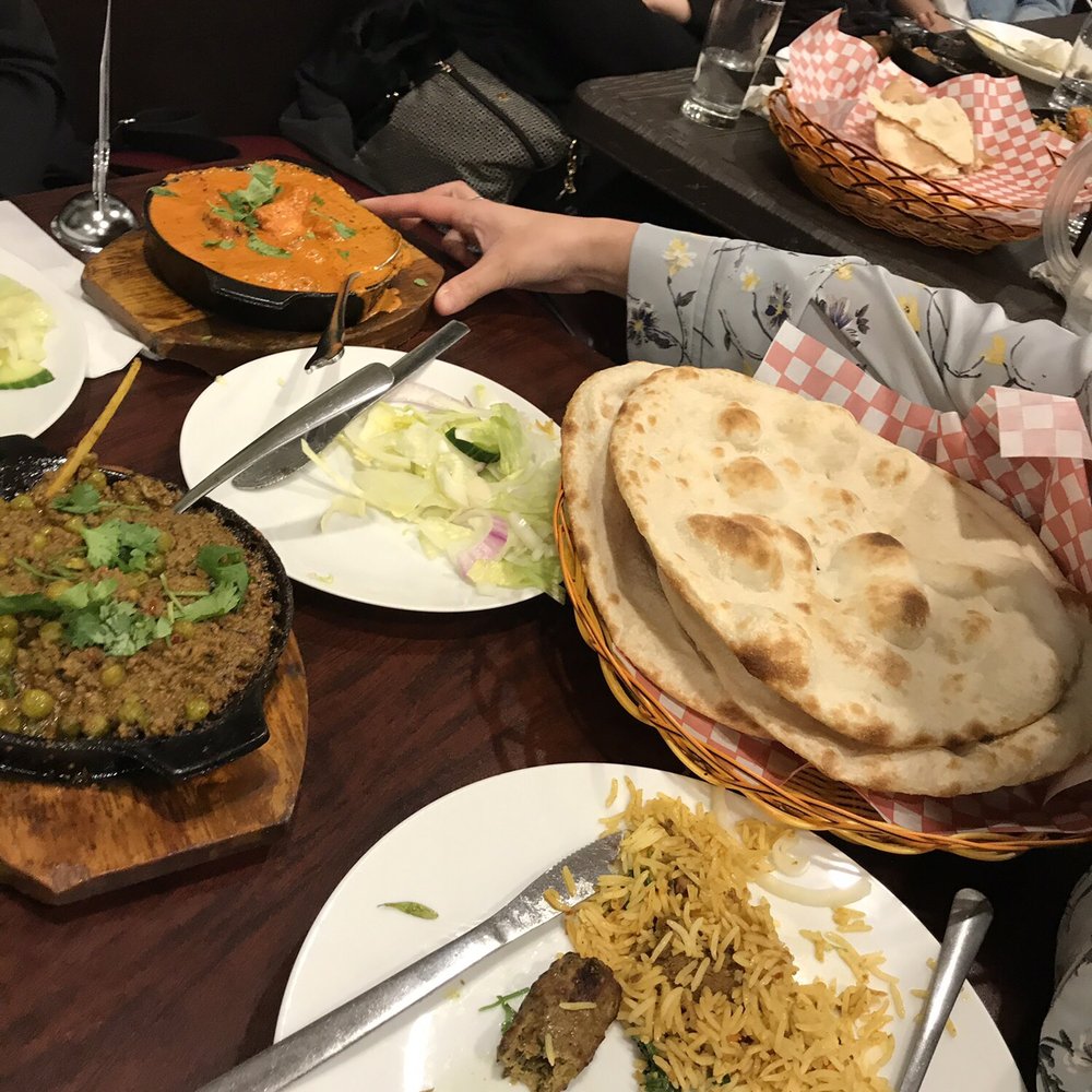 Lahore's Premium Kabab House - Butter chicken, keema and regular naan (I prefer garlic) - Pakistani Near Me - Markham, Ontario