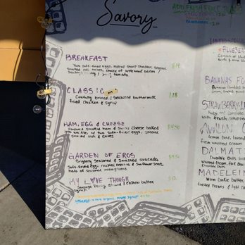 WonderLove - Waffle menu - Food Court Near Me - Portland, Oregon