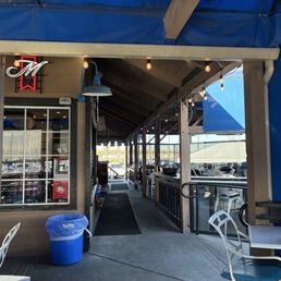 Outside seating Outside seating
