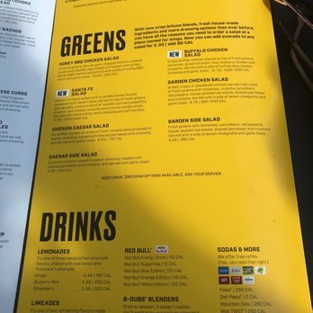 Buffalo Wild Wings - Menu - Chicken Wings Near Me - Pittsburgh, Pennsylvania