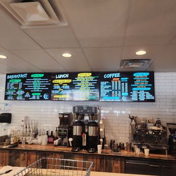 Elite Experience: Reno Tahoe Bagel Co. - I'm sorry for the blurry photo. I thought I had it focused, love their menu! - Yelp Events Near Me - Reno, Nevada