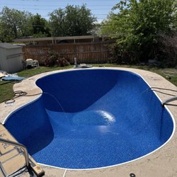 Abilene Pro Pool Services - New liner installed