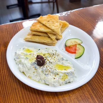 Athens Café - Tzatziki & Pita ($8.95) - Mediterranean Near Me - Austin, Texas