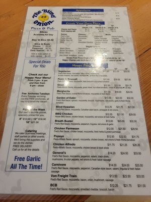 Menu photo 8 Blind Onion Pizza & Pub Portland, OR Menu photo 8 Blind Onion Pizza & Pub Portland, OR