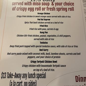 Asia station - Lunch specials are nice and fairly priced - Asian Fusion Near Me - Flagstaff, Arizona