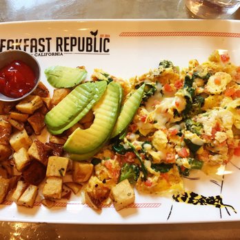 Breakfast Republic - Veggie scramble add avo - Breakfast & Brunch Near Me - San Diego, California Breakfast Republic - Veggie scramble add avo - Breakfast & Brunch Near Me - San Diego, California