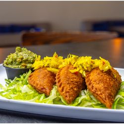 Sailfish Brewing - Vero Beach - Coastal Empanadas - achoite shrimp, poblano pesto, chow chow