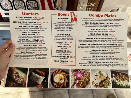 Menu photo 1 Luna's Lunpias Poway, CA