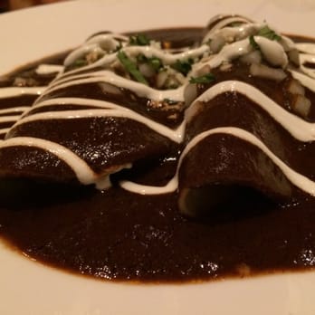 Rosa Mexicano - Enchiladas in a delicious molé - Mexican Near Me - Hackensack, New Jersey Rosa Mexicano - Enchiladas in a delicious molé - Mexican Near Me - Hackensack, New Jersey