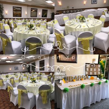 Occasion Xpress - 06/02/18 Linen set up at Best Western for 70th bday party. - Party Equipment Rentals Near Me Occasion Xpress - 06/02/18 Linen set up at Best Western for 70th bday party. - Party Equipment Rentals Near Me